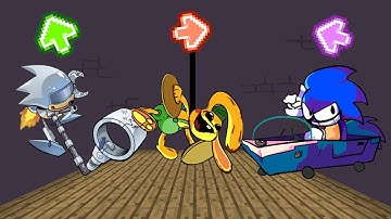 FNF Character Test | Gameplay VS Playground | VS SONICARRO | VS Bunzo Bunny | VS SoniCarro