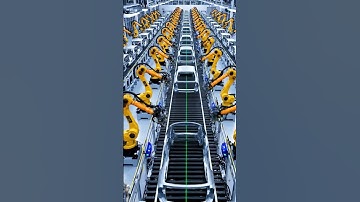 When 1000 Robots Build a Car in Perfect Sync – Industry 4.0 Masterpiece #viral  #shorts #car