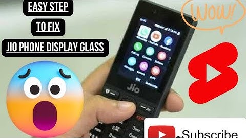 How to fix jio phone display glass😍#shortvideo #shorts #youtubeshorts