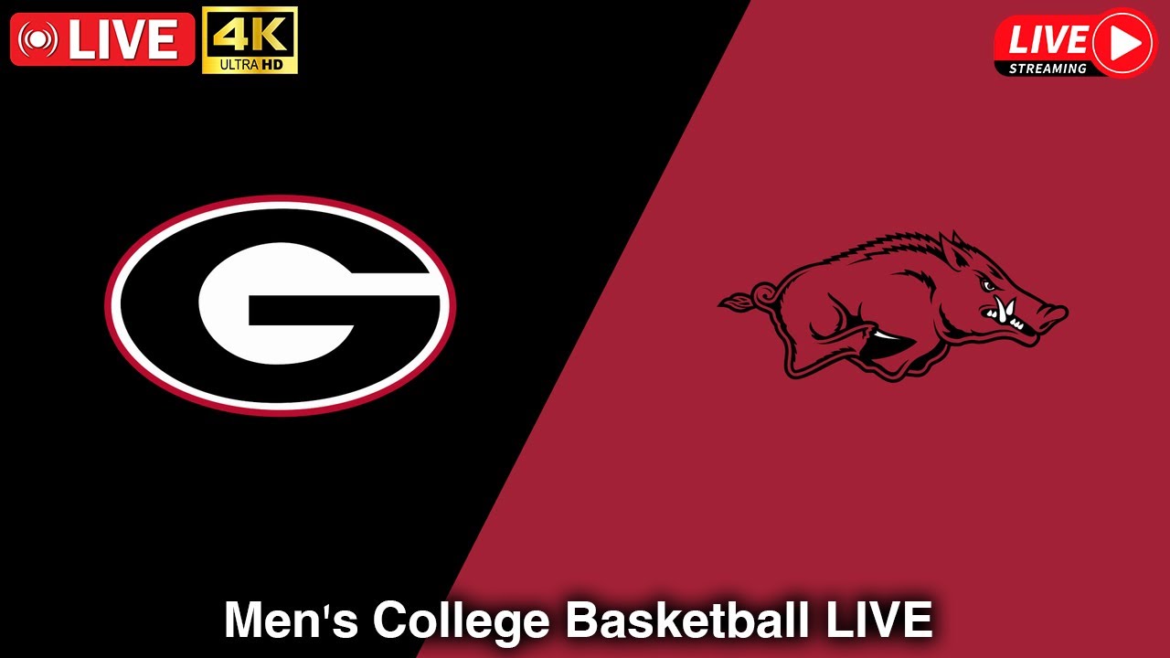 Arkansas vs Georgia LIVE | Men's College Basketball 17-1-2026