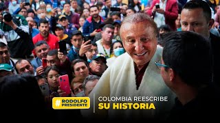 Colombianos, ha llegado el momento de escribir una nueva historia.