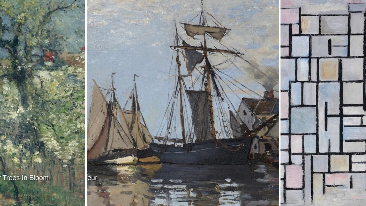 Fine Art TV — Silent Art Gallery · September 12 Night | Boats in the Port of Honfleur… & others