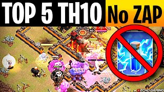 Top 5 Town Hall 10 Attacks that Don't Need Lightning Spells