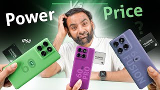 One Clear Winner🏆- Moto Edge 60 vs Edge 60 Fusion vs Edge 60 Pro | Camera, Battery, Gaming & More !