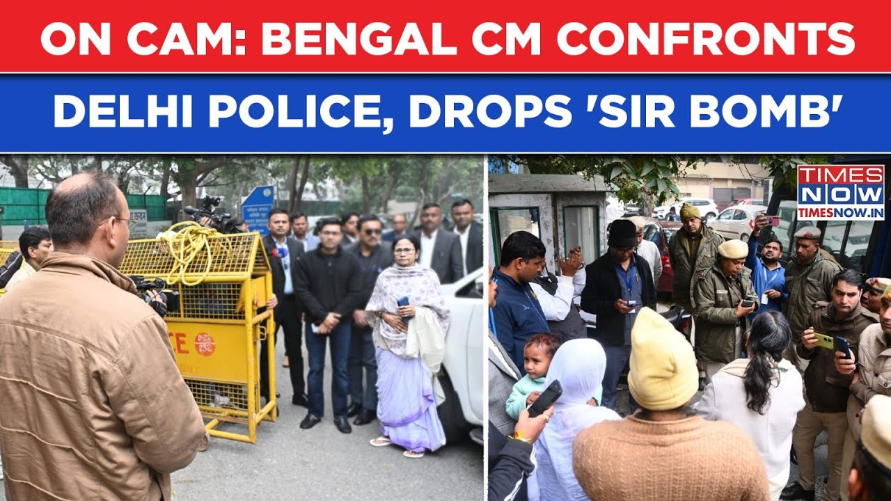 Bengal CM Confronts Delhi Police On Cam: What Led To Banga Bhawan Drama? Mamata, TMC's ‘SIR’ Bomb