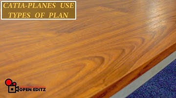 HOW TO CREATE CATIA PLAN AND DIFFERENT TYPE OF PLANES USED.