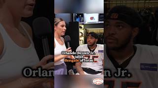 Orlando Brown Jr. talks Bengals offense