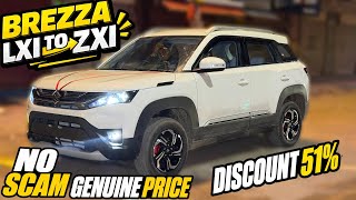 NO SCAM ! BREZZA LXI TO ZXI MODIFIED WITH GENUINE PRICE | Brezza Lxi Modification | Brezza Modified.