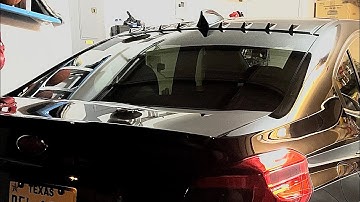 Adding on a Vortex Generator/Shark Fins and Rear Spats to the WRX