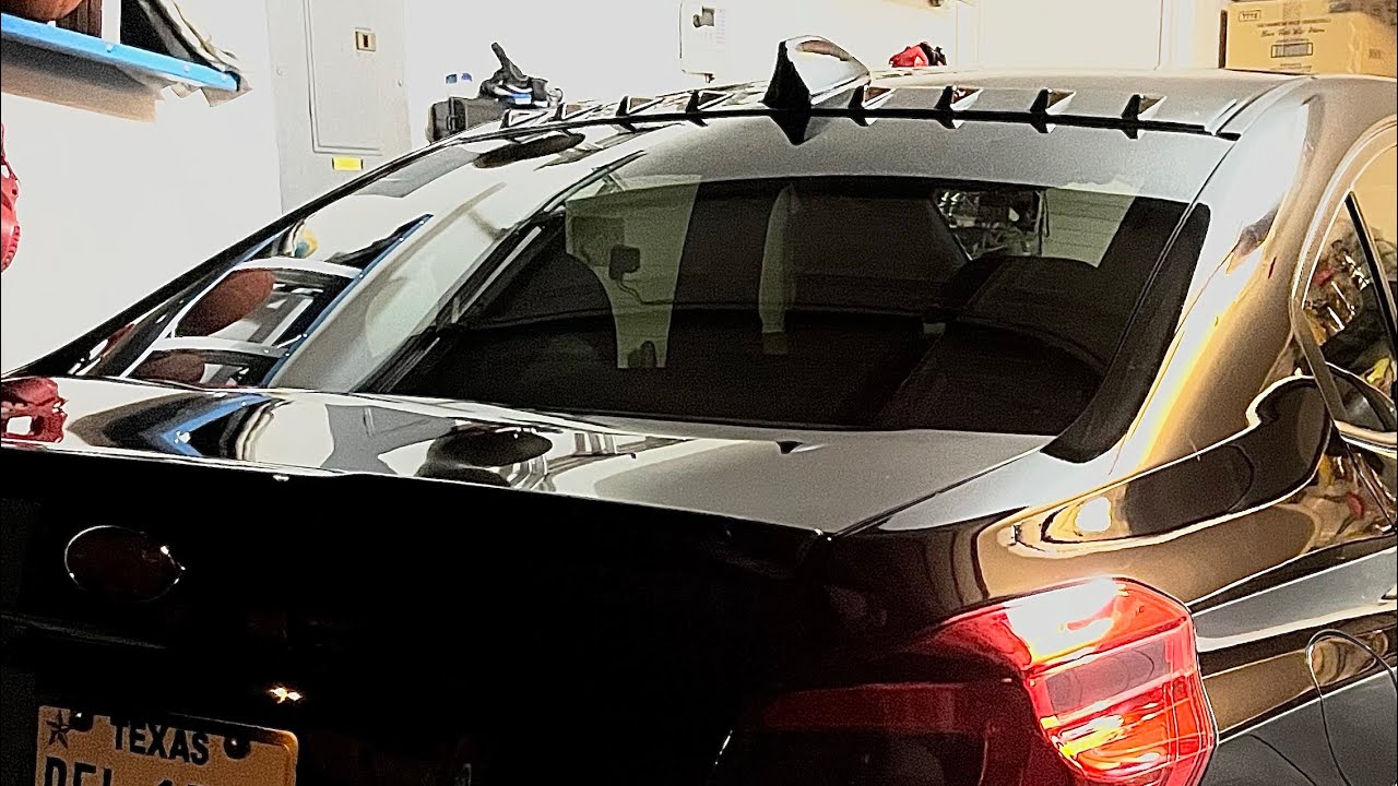 Adding on a Vortex Generator/Shark Fins and Rear Spats to the WRX