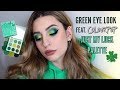 Green Eye Look feat. Colourpop 'Just My Luck Palette'!