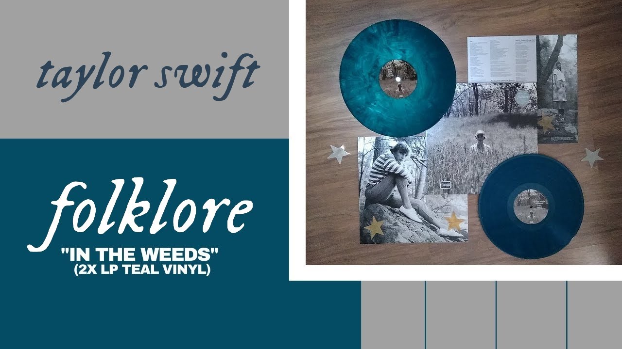  Folklore - Exclusive Limited Edition In The Weeds Teal  Colored Vinyl LP x2: CDs y Vinilo