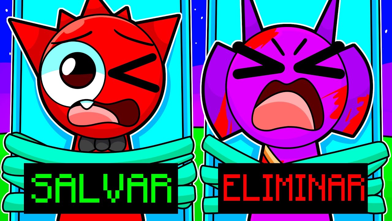 CURANDO A LOS SPRUNKIS INFECTADOS ¿A quién salvarías?