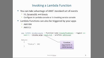 AWS Lambda - Short Intro - CSCI-E90 Cloud Computing HU