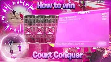 *New* Best rep method for 2v2 and 3v3 court conquer!!! how to win court conquer event in Nba 2k20!!