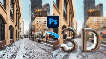 Make 3D Chrome Text Effect in Photoshop - Easy Tutorial