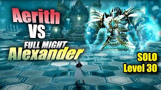 Solo Aerith vs FULL MIGHT Alexander | Final Fantasy 7 Rebirth