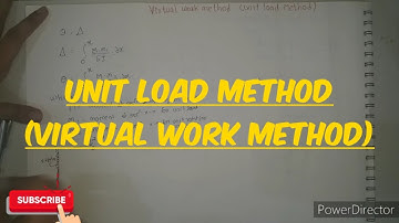 Unit load method I Virtual work method I To find horizontal & vertical displacement & slope.I SA-1