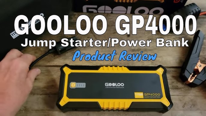 GooLoo GP2000 Jump Starter/Power Bank Kit Review! 