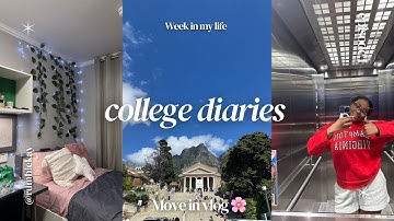 UNI MOVE-IN VLOG! | UCT| first year,room tour + first night out + travelling