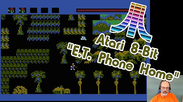 Atari 8-Bit Game Play, E.T. Phone Home