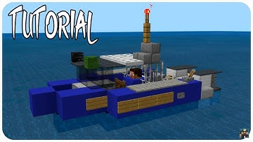 Minecraft: How To Build a Police Boat in Minecraft (Small) | Minecraft Police Boat Tutorial