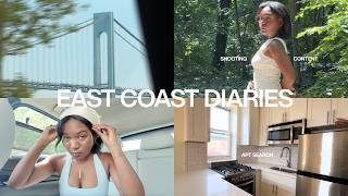 a weekend in nyc | content shoot, apt search + the odyssey