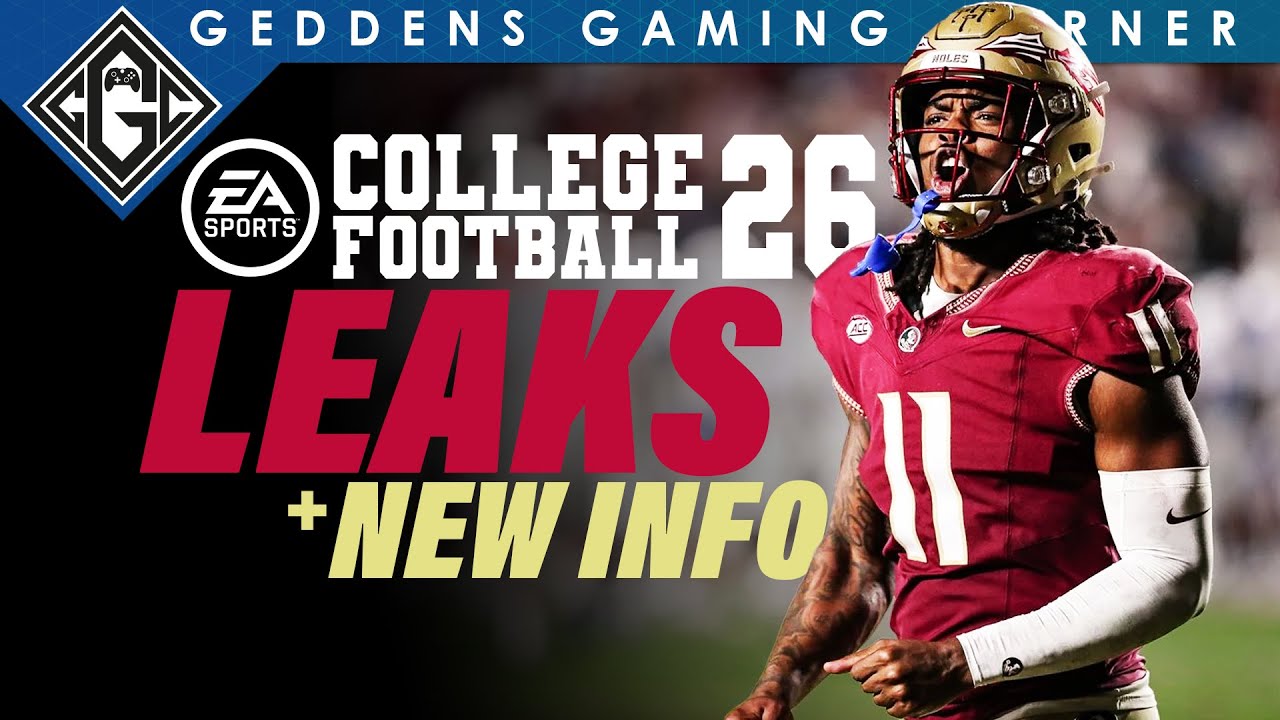 College Football 26 LEAKED BETA Gameplay News and Info