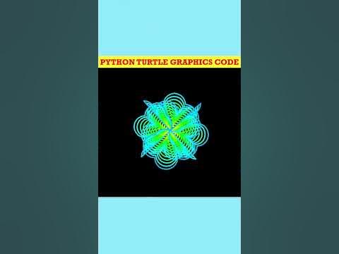 Python Turtle Graphics Code: Amazing Outstanding Flower Pattern. - YouTube