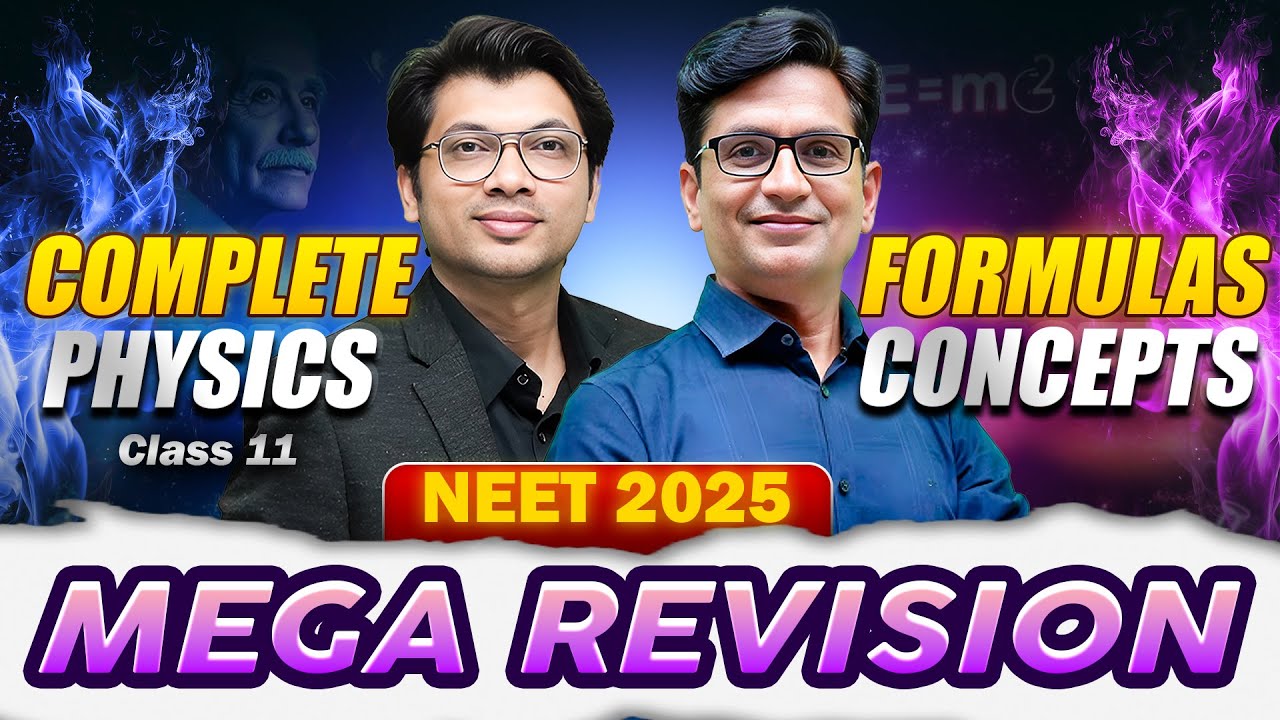 Complete Class 11th PHYSICS (Part 1) in One Shot | Concepts + Formulas ...