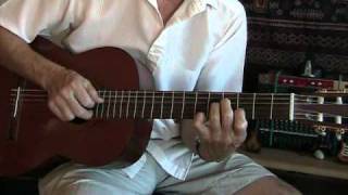 Somewhere Over The Rainbow - Guitar Chord Melody Solo - Jim Wright