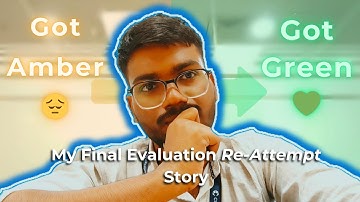My Cognizant Final Evaluation Re-attempt Story | From Amber to Green 💚 (Full Journey)