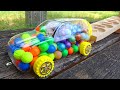 マーブルランレース☆HABAスロープ&スケルトンRV車#3