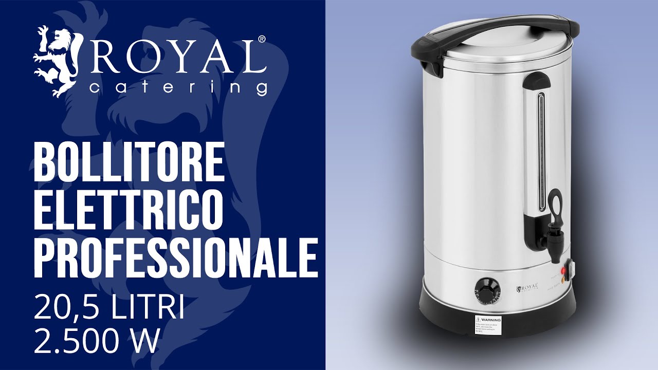 Bollitore elettrico professionale Royal Catering RC-WBDW20 | Presentazione del prodotto