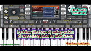 JILBAB PUTIH KAROKE/GAMBUS MODEREN /NADA CEWE