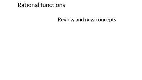 Graphing rational functions with calculus skills