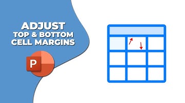 How to adjust top and bottom cell margins in PowerPoint