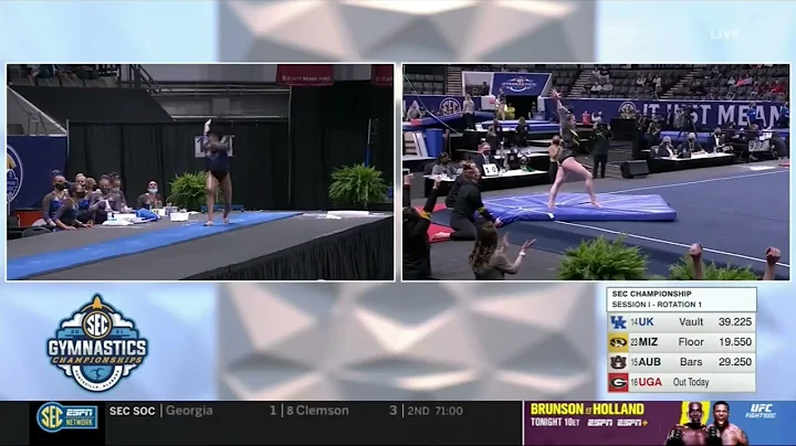 Arianna Patterson (Kentucky) Vault 2021 SEC Champi...