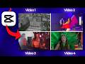Easiest Way to Create an Animated 4-Video Split Screen in CapCut PC