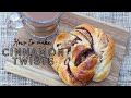 How to Make Cinnamon Twists II Cinnamon Buns II Cinnamon Roll Twist Bread