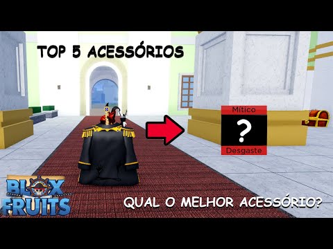 ADIVINHE O TOP 5 Melhores Acessorios do Blox Fruits #roblox #bloxfruit