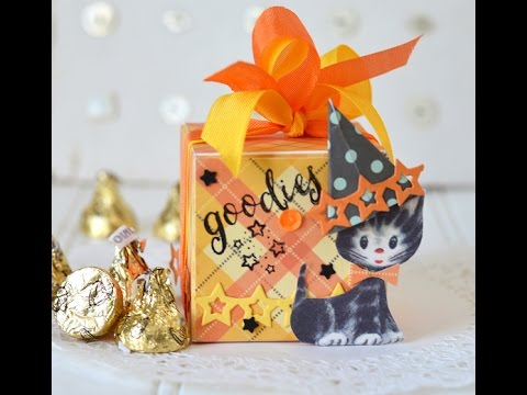 Halloween Printable Treat Box & Black Cat - YouTube