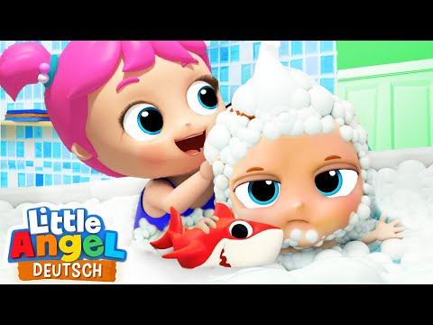 Alle Kinder in der Wanne | Kinderlieder mit Klein Joni | Little Angel Deutsch