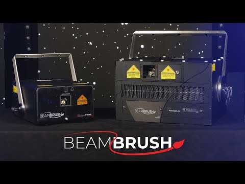 Kvant and Pangolin Beam Brush® laser show projector