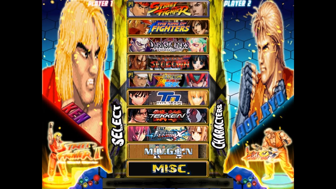 [Ikemen Go Mugen Netplay] 1P Mugen Netplay vs 2P 올드 게이머 (86), FT 3