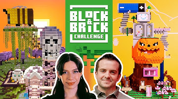 Introducing the Block & Brick Challenge with Hannahxxrose! | LEGO Minecraft
