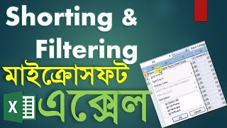 Sorting & Filtering data in MS Excel Bangla