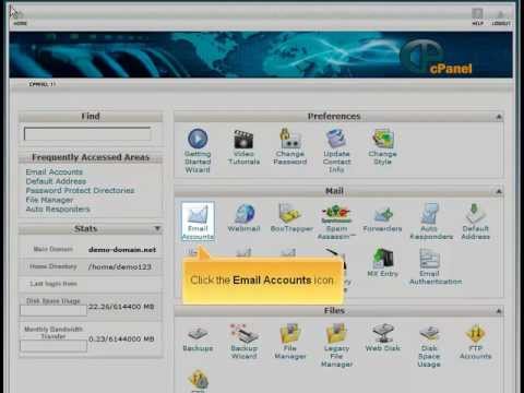 how to use web mail in Cpanel