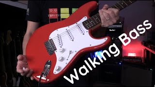 Walking bass line and comping on bb jazz blues guitar lesson tutorial.
gears:cheap squier stratocaster ($50) two-rock tf signature combo
amp1967 fender pro ...