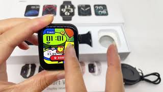 HW22 smart Watch IWO review with Games play update version